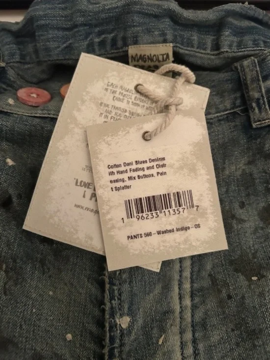 NWT - Magnolia Pearl Dani Blues Denims Pants 560 Washed Indigo - Picture 4 of 5